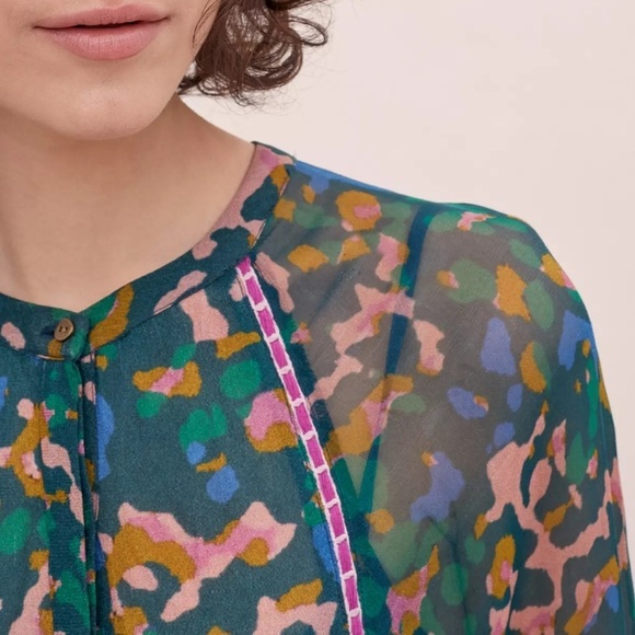 Bl-nk Coterie Embroidered Long SleeveTunic Dress M - Picture 10 of 16